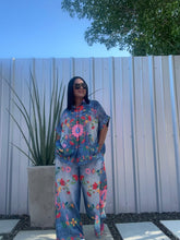 Palazzo Denim Flower